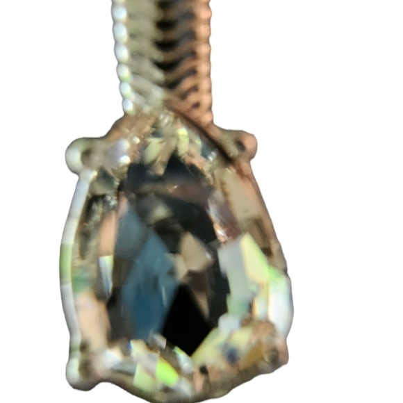 Nine West Silver Tone Simulated Crystal Double Stone Earrings NWT - Picture 7 of 7